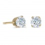 14k Yellow Gold 0.33 Ct Diamond Stud Earrings