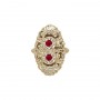 14 Karat Gold Ruby Slide