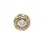 14 Karat Gold Pearl Slide