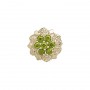 14 Karat Gold Peridot Slide