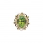 14 Karat Gold Peridot Slide