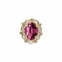 14 Karat Gold Rhodolite Garnet Slide