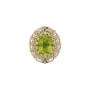 14 Karat Gold Peridot Slide