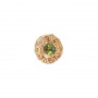 14 Karat Gold Peridot Slide