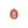 14 Karat Gold Cameo Slide