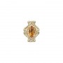 14 Karat Gold Citrine Slide