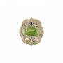 14 Karat Gold Peridot Slide