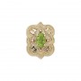 14 Karat Gold Peridot Slide