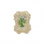 14 Karat Gold Peridot Slide