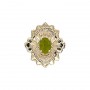 14 Karat Gold Peridot Slide