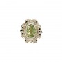 14 Karat Gold Peridot Slide