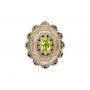 14 Karat Gold Peridot Slide