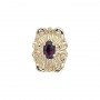 14 Karat Gold Rhodolite Garnet Slide