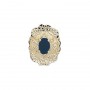 14 Karat Gold Sapphire Slide