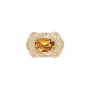 14 Karat Gold Citrine Slide