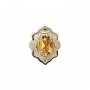 14 Karat Gold Citrine Slide