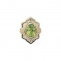 14 Karat Gold Peridot Slide