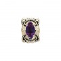 14 Karat Gold Amethyst Slide