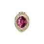 14 Karat Gold Rhodolite Garnet Slide