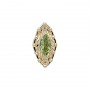 14 Karat Gold Peridot Slide