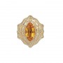 14 Karat Gold Citrine Slide