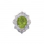 14 Karat Gold Peridot Slide