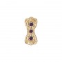 14 Karat Gold Amethyst Slide