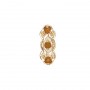 14 Karat Gold Citrine Slide