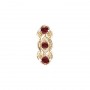 14 Karat Gold Garnet Slide