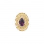 14 Karat Gold Amethyst Slide