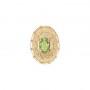 14 Karat Gold Peridot Slide