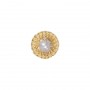 14 Karat Gold Pearl Slide