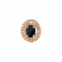 14 Karat Gold Onyx Slide