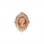 14 Karat Gold Cameo Slide