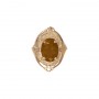 14 Karat Gold Citrine Slide