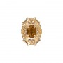 14 Karat Gold Citrine Slide