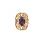 14 Karat Gold Amethyst Slide