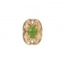 14 Karat Gold Peridot Slide