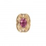 14 Karat Gold Pink Tourmaline Slide