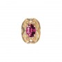 14 Karat Gold Rhodolite Garnet Slide