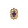 14 Karat Gold Amethyst Slide