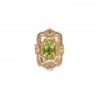 14 Karat Gold Peridot Slide