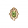 14 Karat Gold Peridot Slide