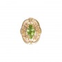 14 Karat Gold Peridot Slide