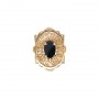 14 Karat Gold Onyx Slide