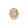 14 Karat Gold Opal Slide