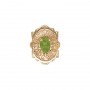 14 Karat Gold Peridot Slide