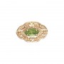 14 Karat Gold Peridot Slide