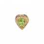 14 Karat Gold Peridot Slide