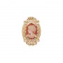 14 Karat Gold Cameo Slide